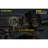 Nitecore BR35 1800 Lumen Rechargeable Dual Distance Beam Bike Light